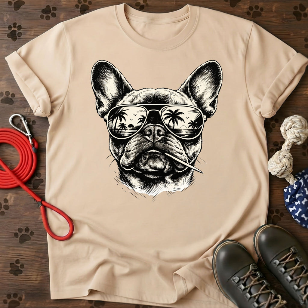 French Bulldog Sunglasses T-Shirt