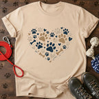 Heart Paw Print T-Shirt