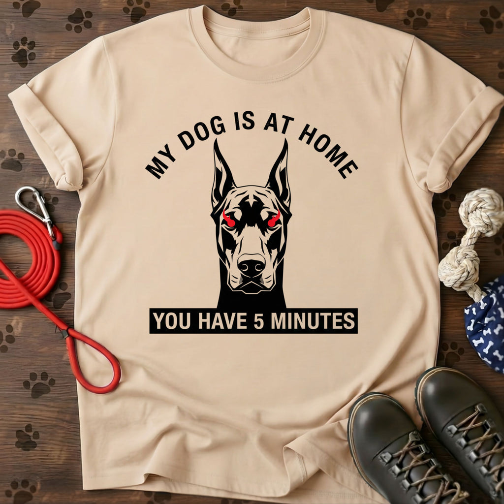 My Dog Is At Home Tee