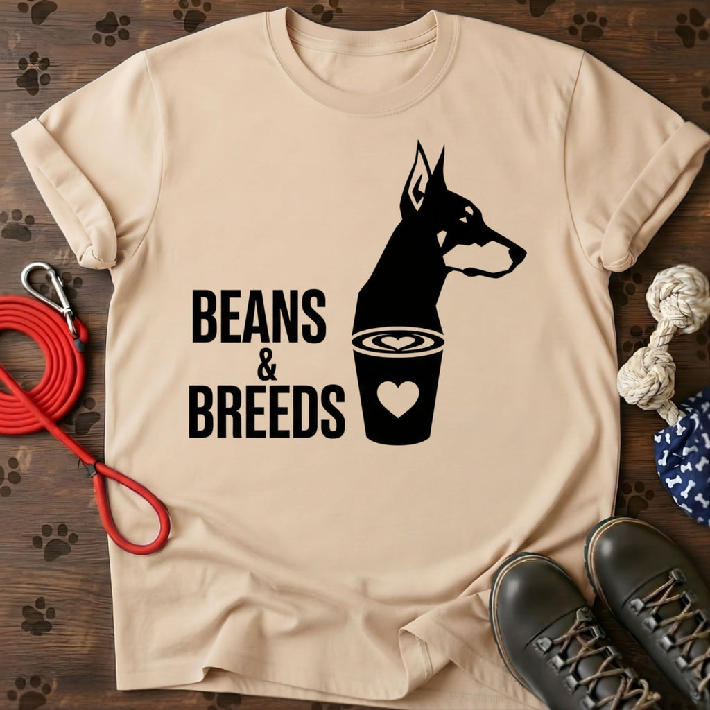 Beans & Breeds Coffee Lover T‑Shirt