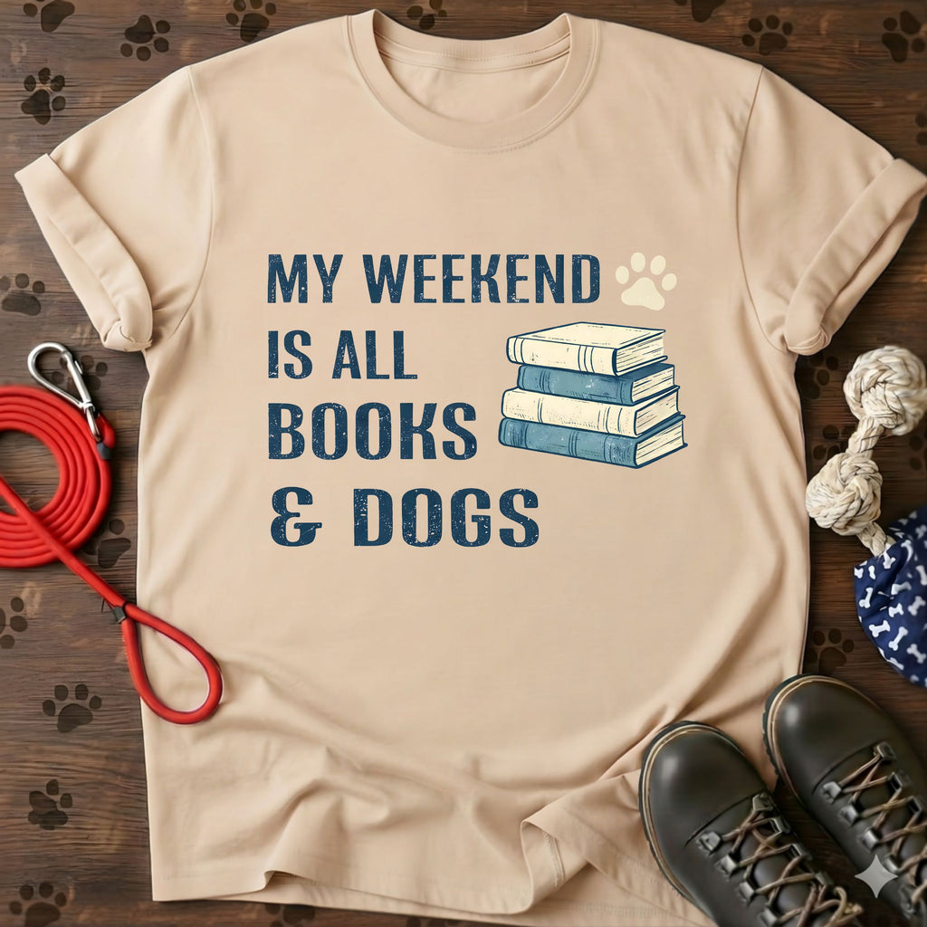 Books & Dogs T-Shirt