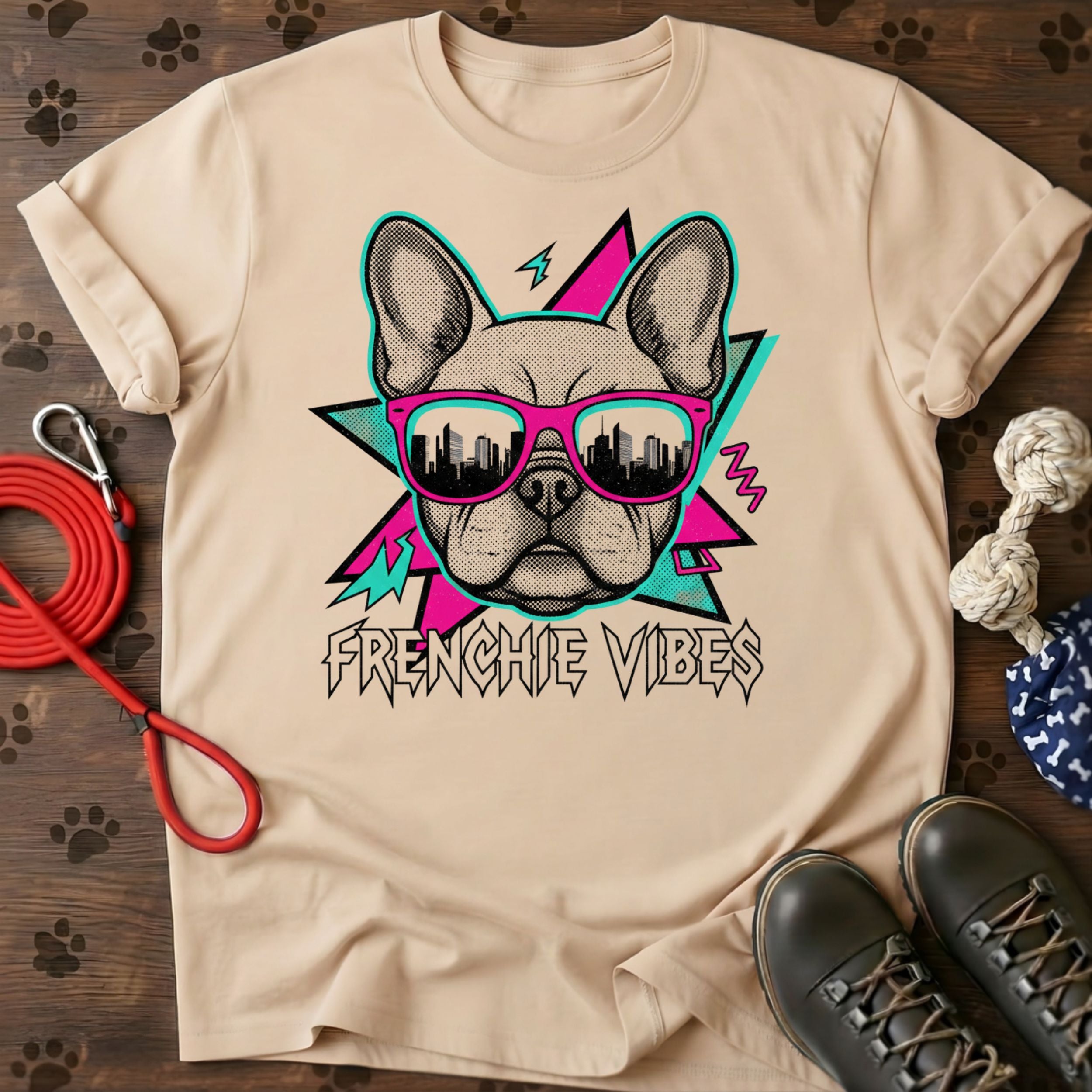 Frenchie Vibes Graphic T-Shirt