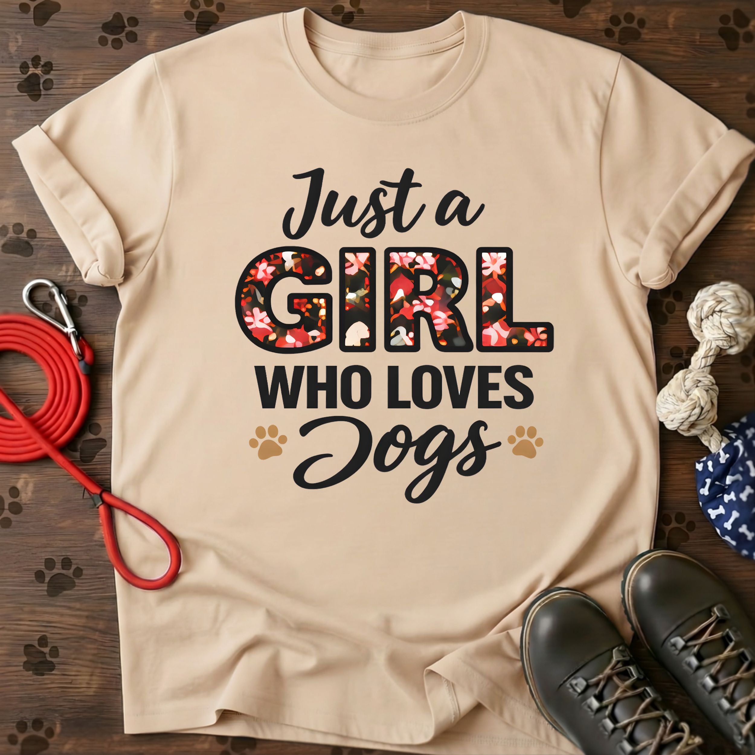 Just a Girl Who Loves Dogs T-Shirt