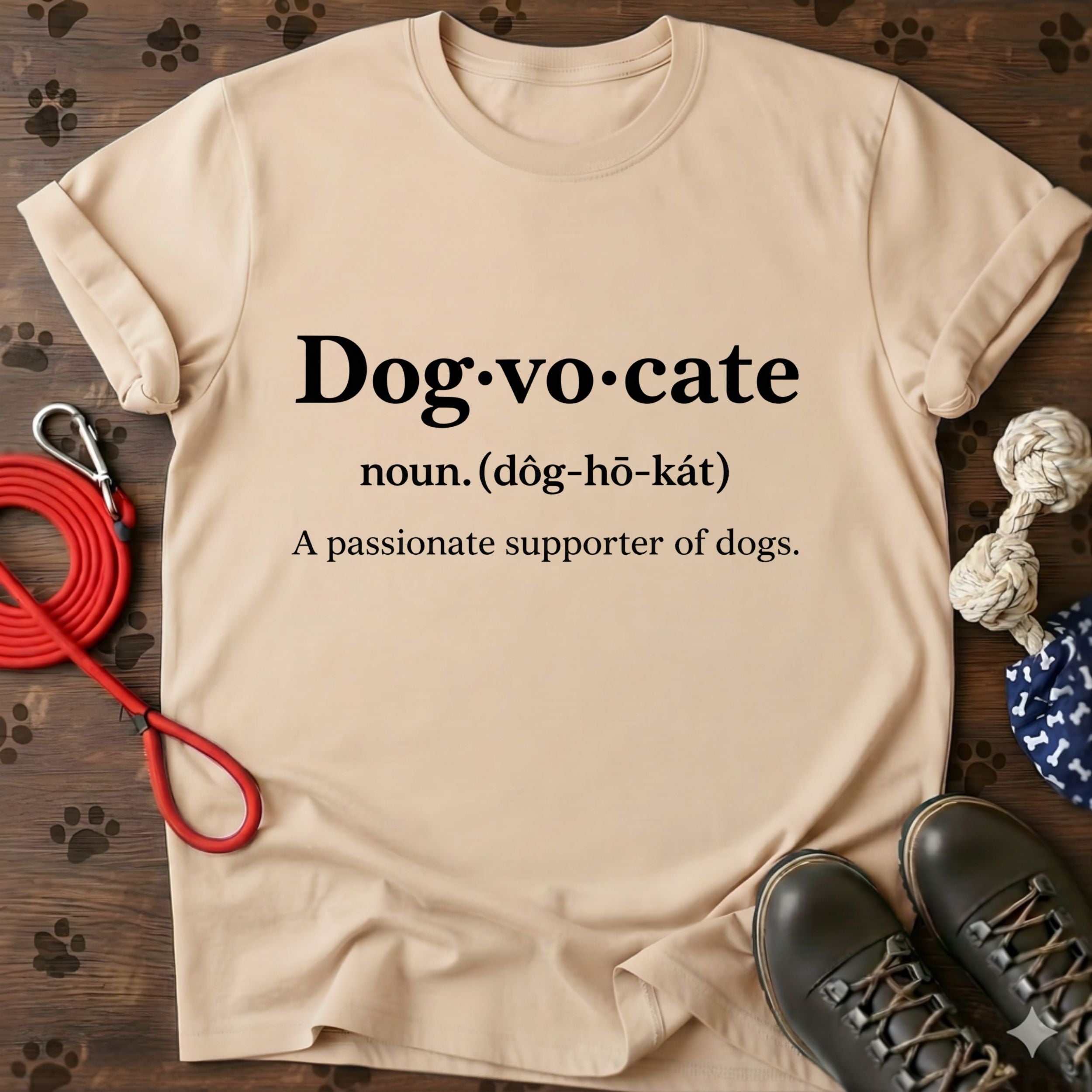 Dog·vo·cate Funny Dog Lover Tee