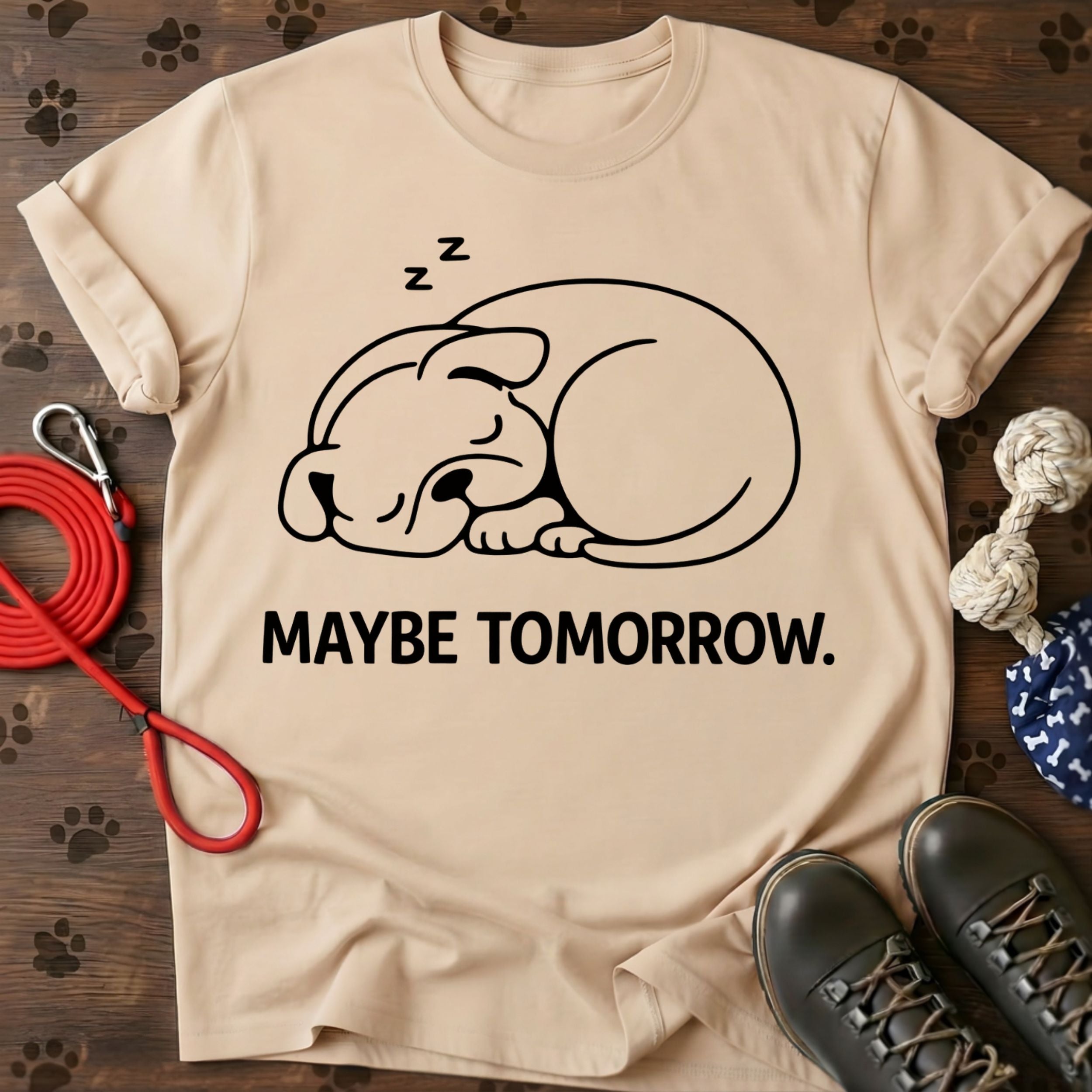 Maybe Tomorrow Dog T-Shirt