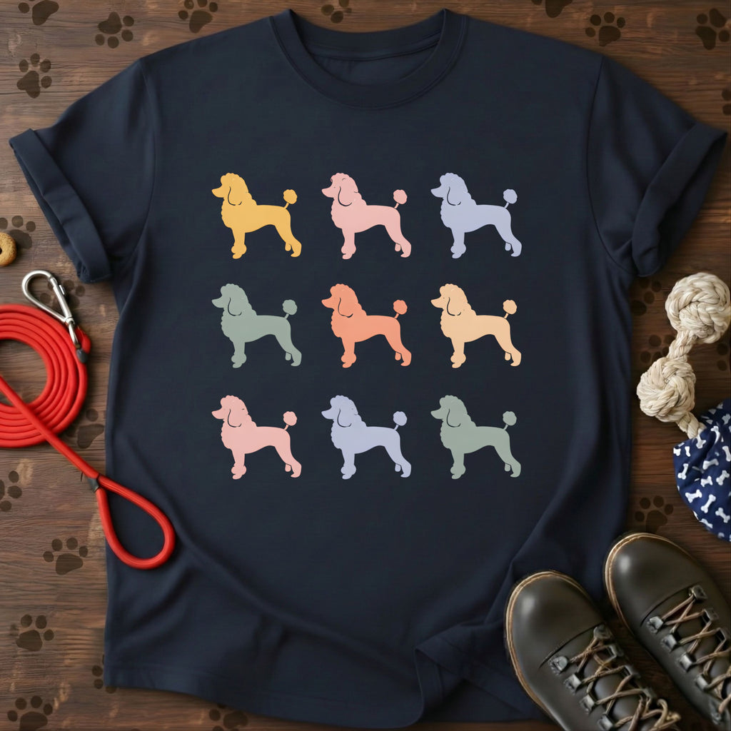 Poodle Pattern T-Shirt