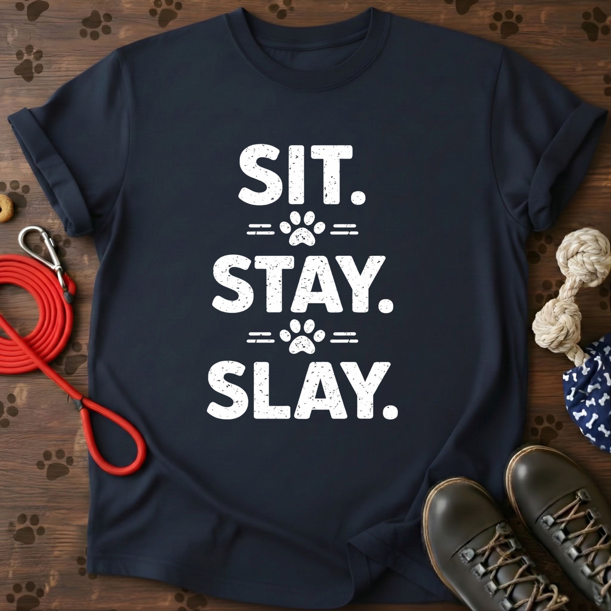 Sit. Stay. Slay. T-Shirt
