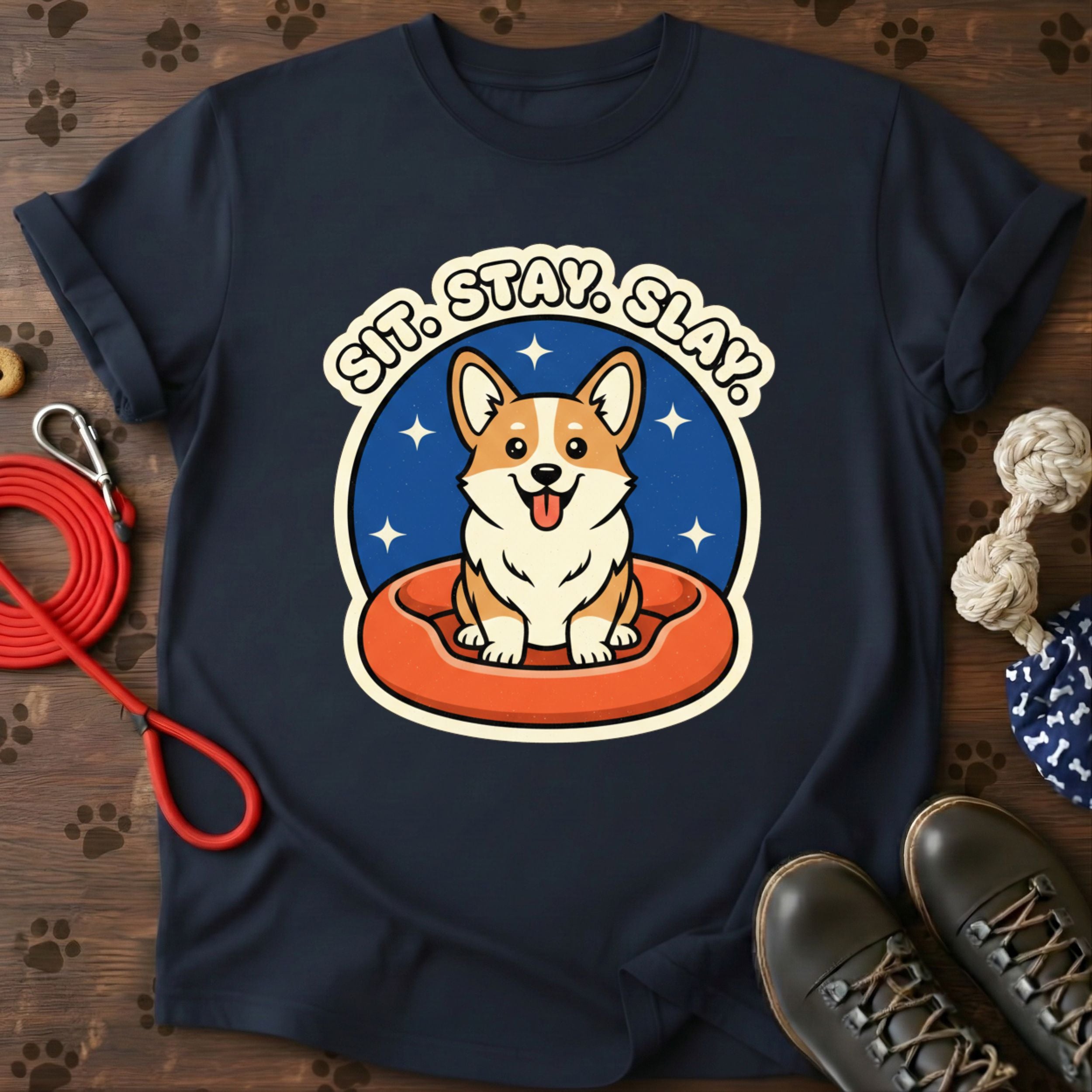 Stay Slay Corgi T-Shirt