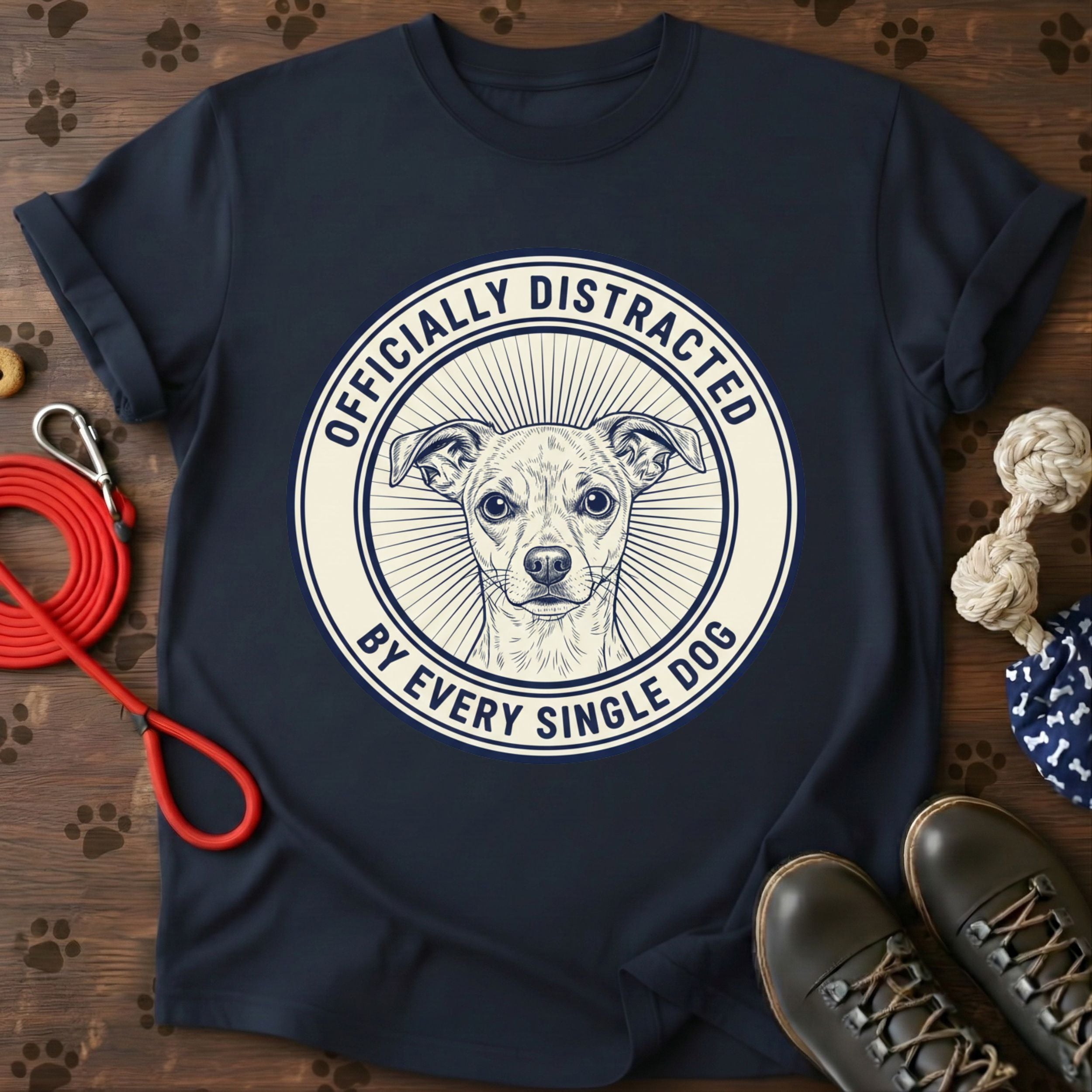 Distracted By Every Single Dog Tee