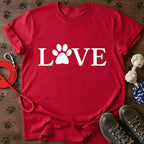 Love Paw Print T-Shirt