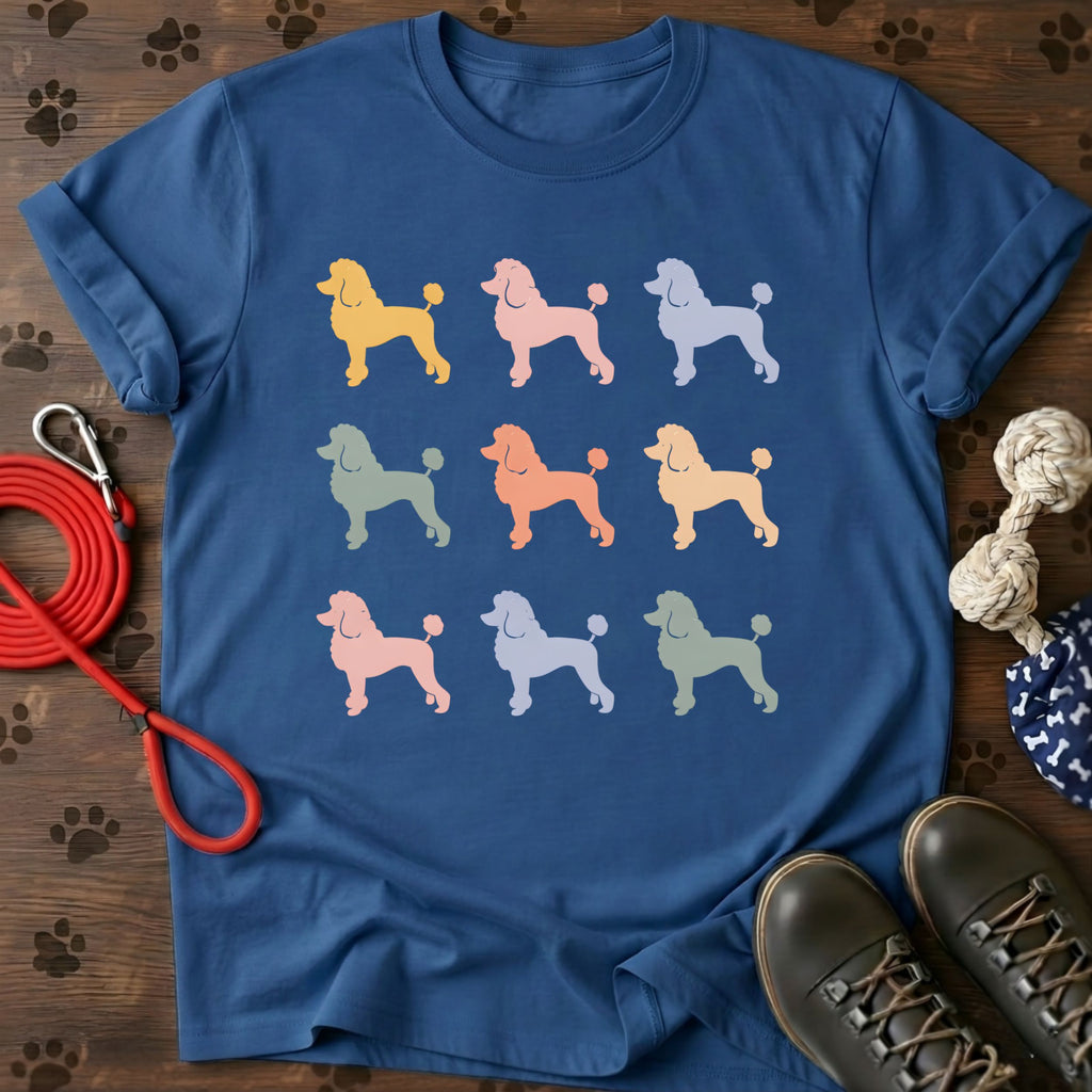 Poodle Pattern T-Shirt