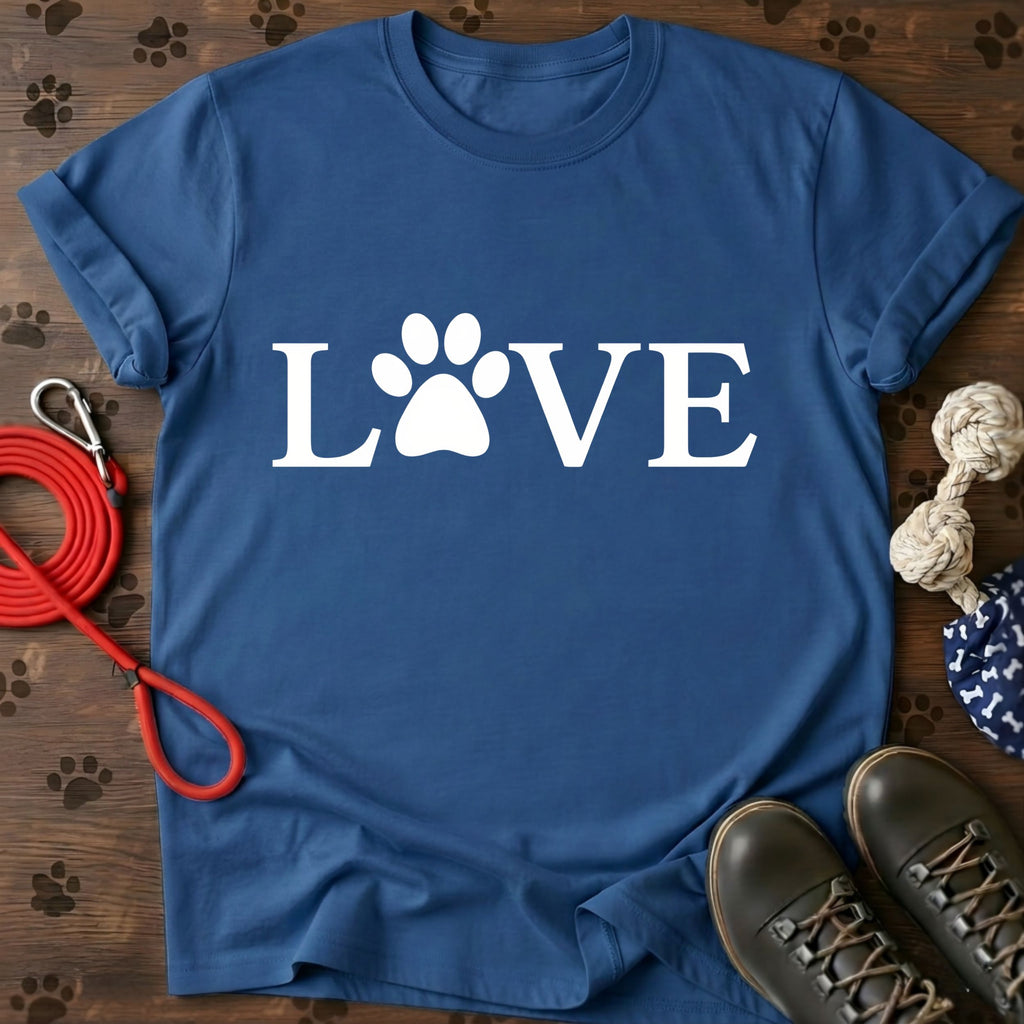 Love Paw Print T-Shirt