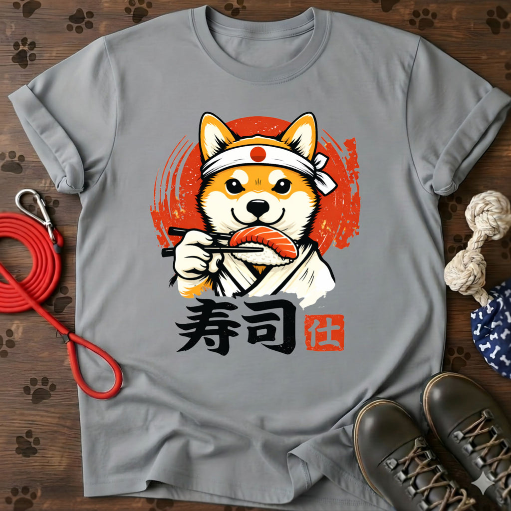 Shiba Inu Sushi Chef T-Shirt