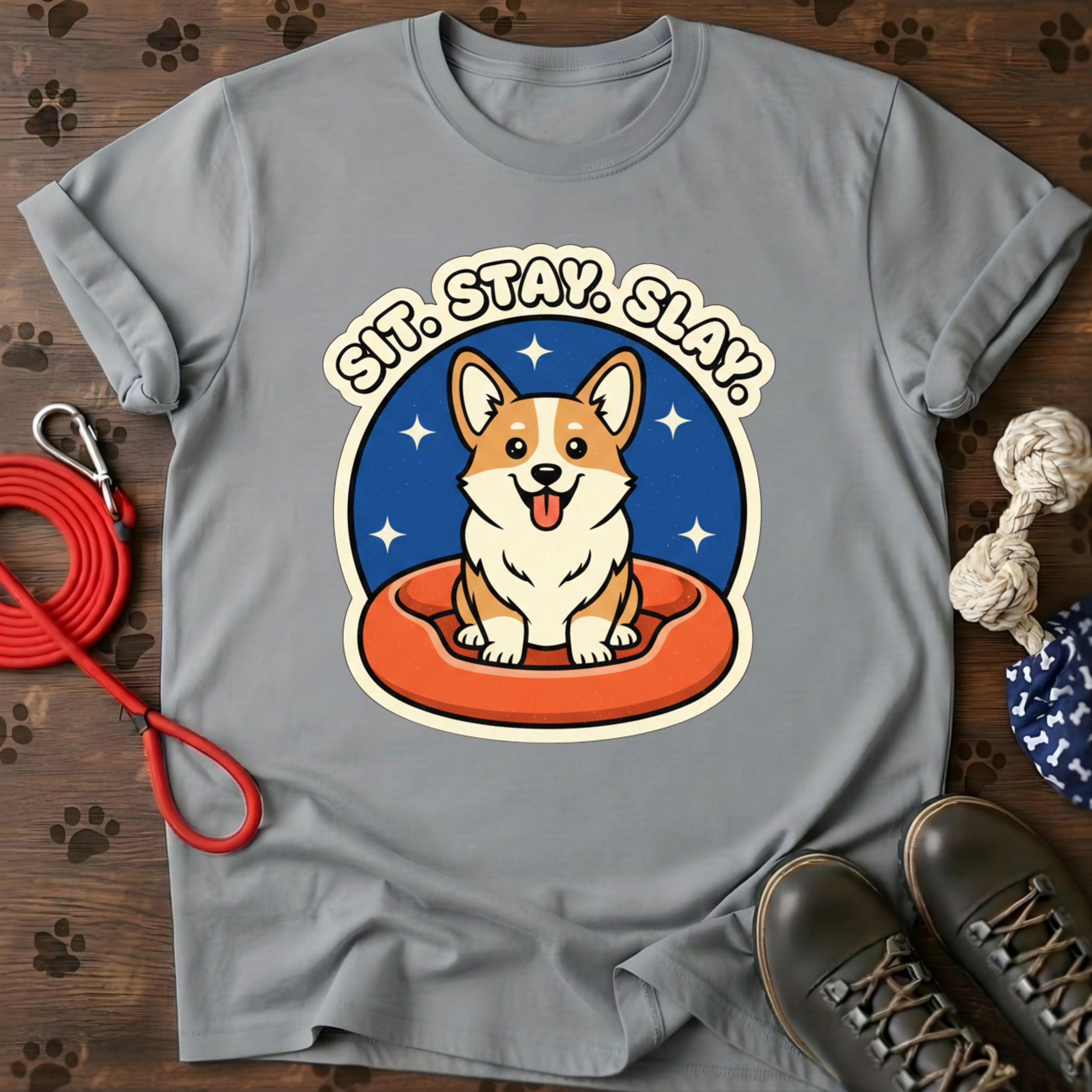 Stay Slay Corgi T-Shirt