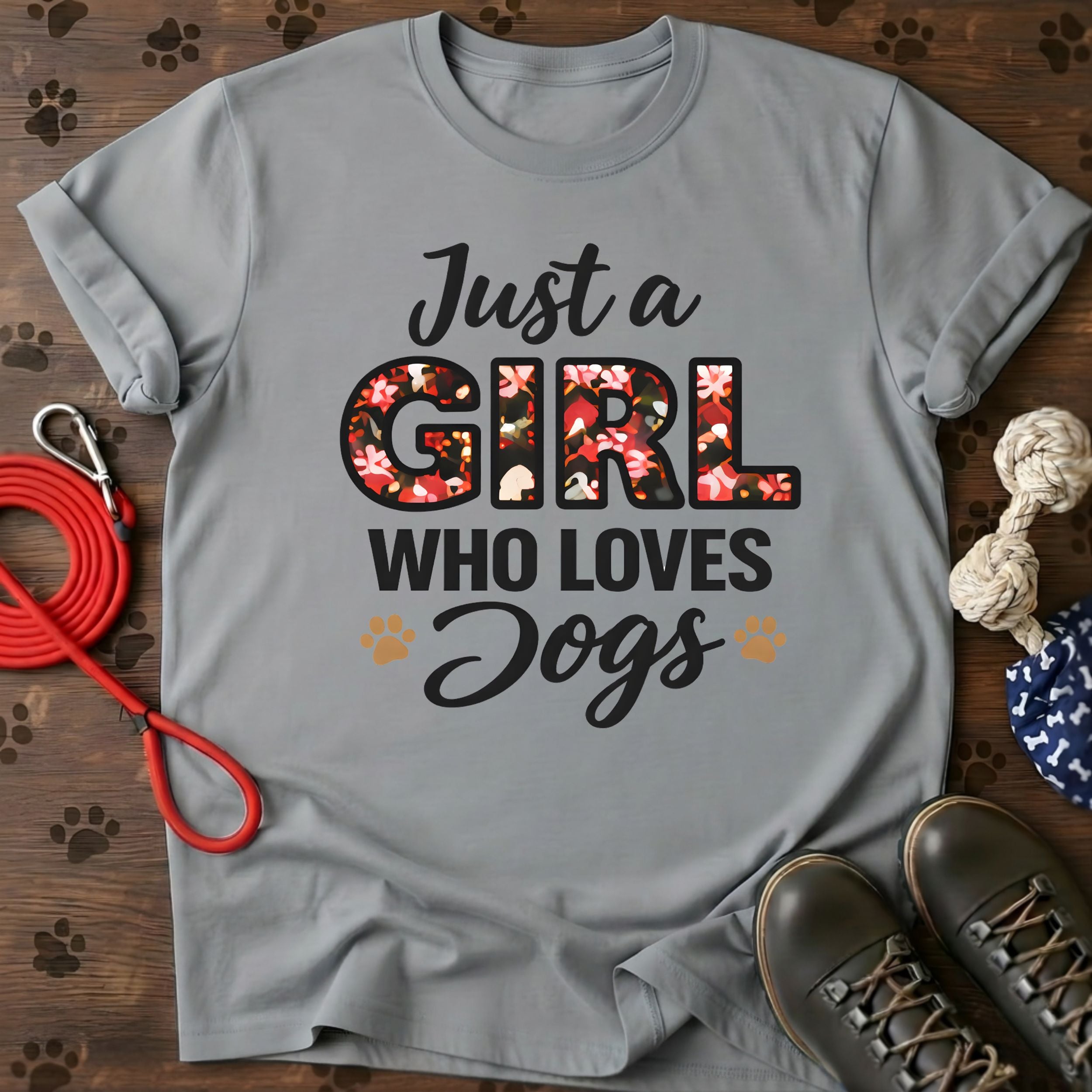 Just a Girl Who Loves Dogs T-Shirt