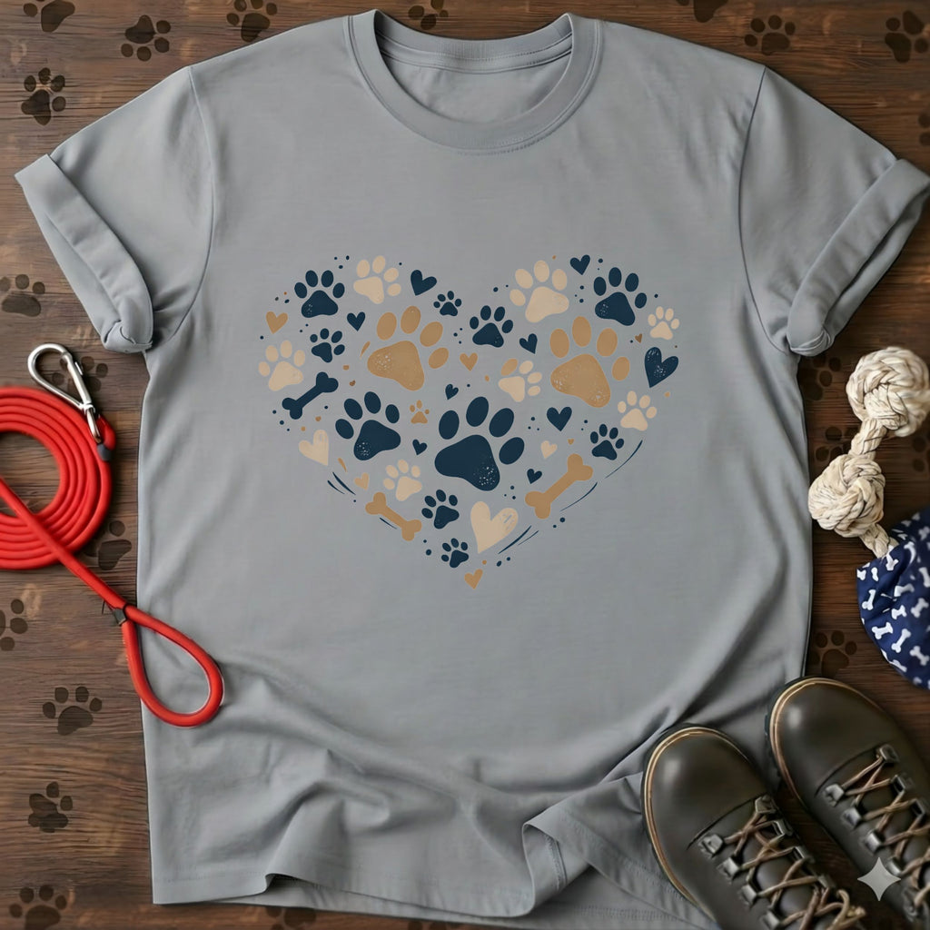 Heart Paw Print T-Shirt