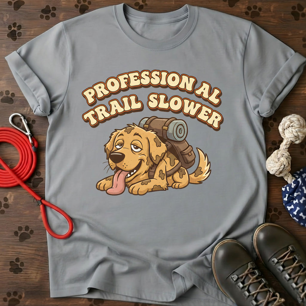 Cute Hiking Dog Graphic Tee