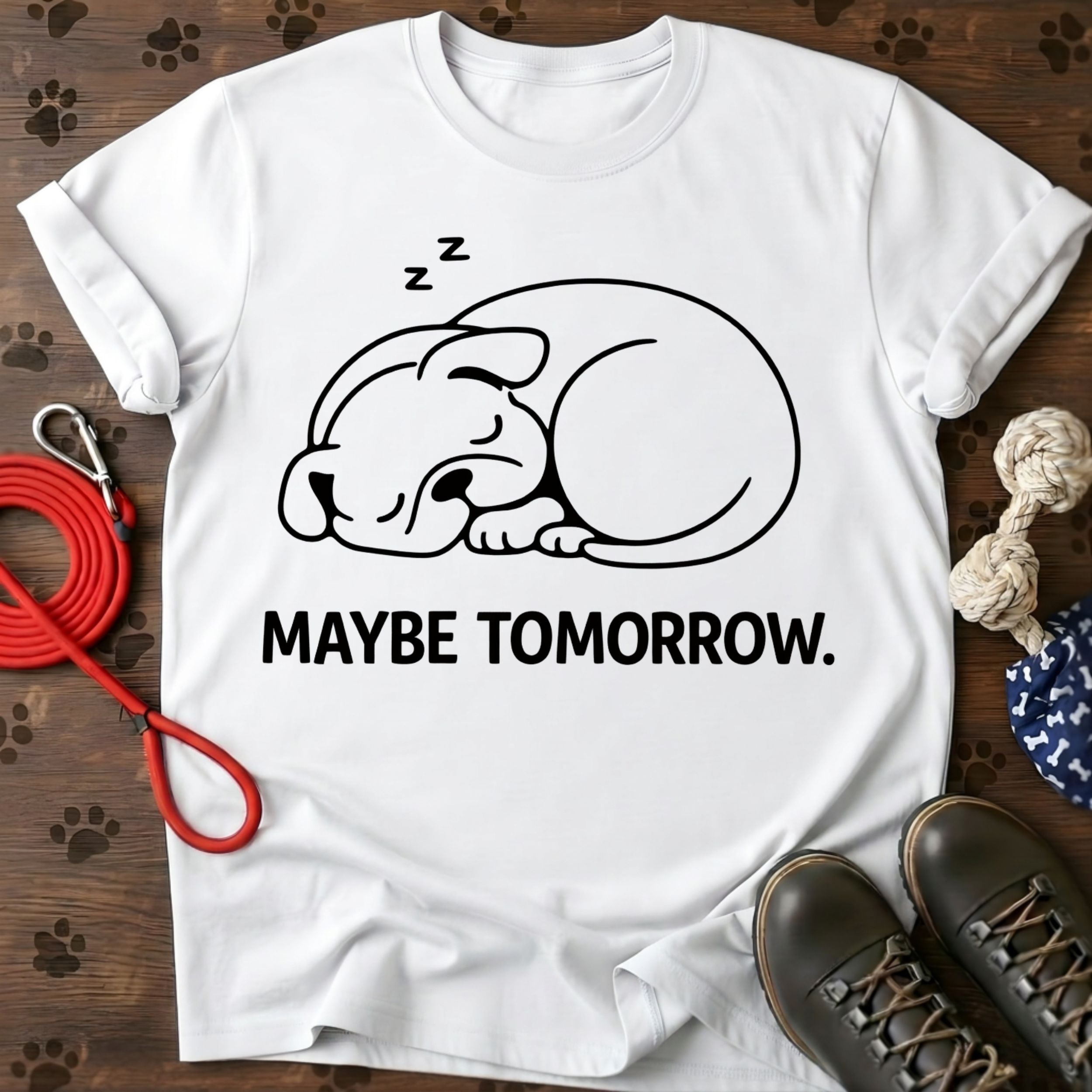 Maybe Tomorrow Dog T-Shirt
