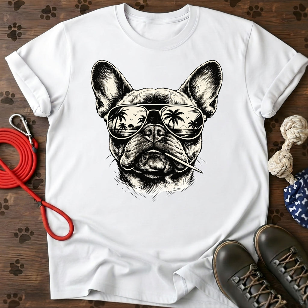French Bulldog Sunglasses T-Shirt