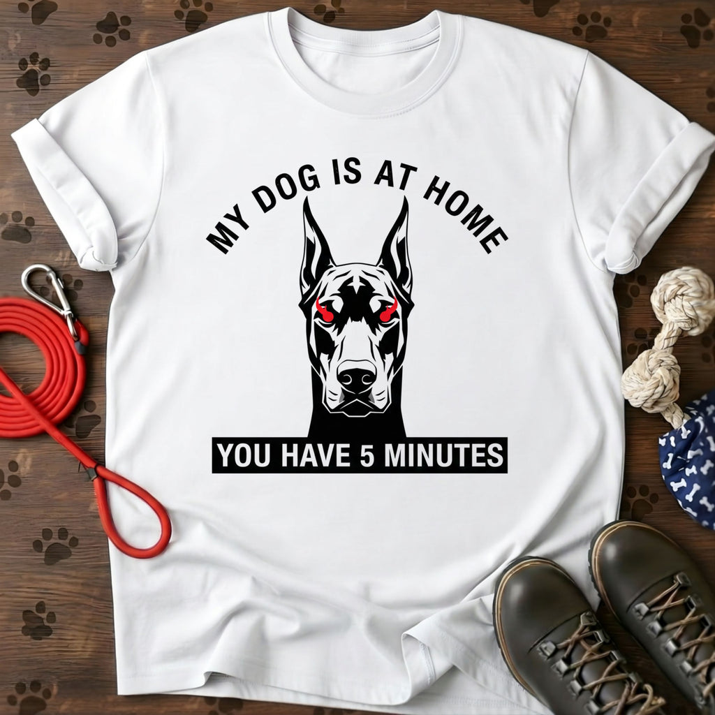 My Dog Is At Home Tee