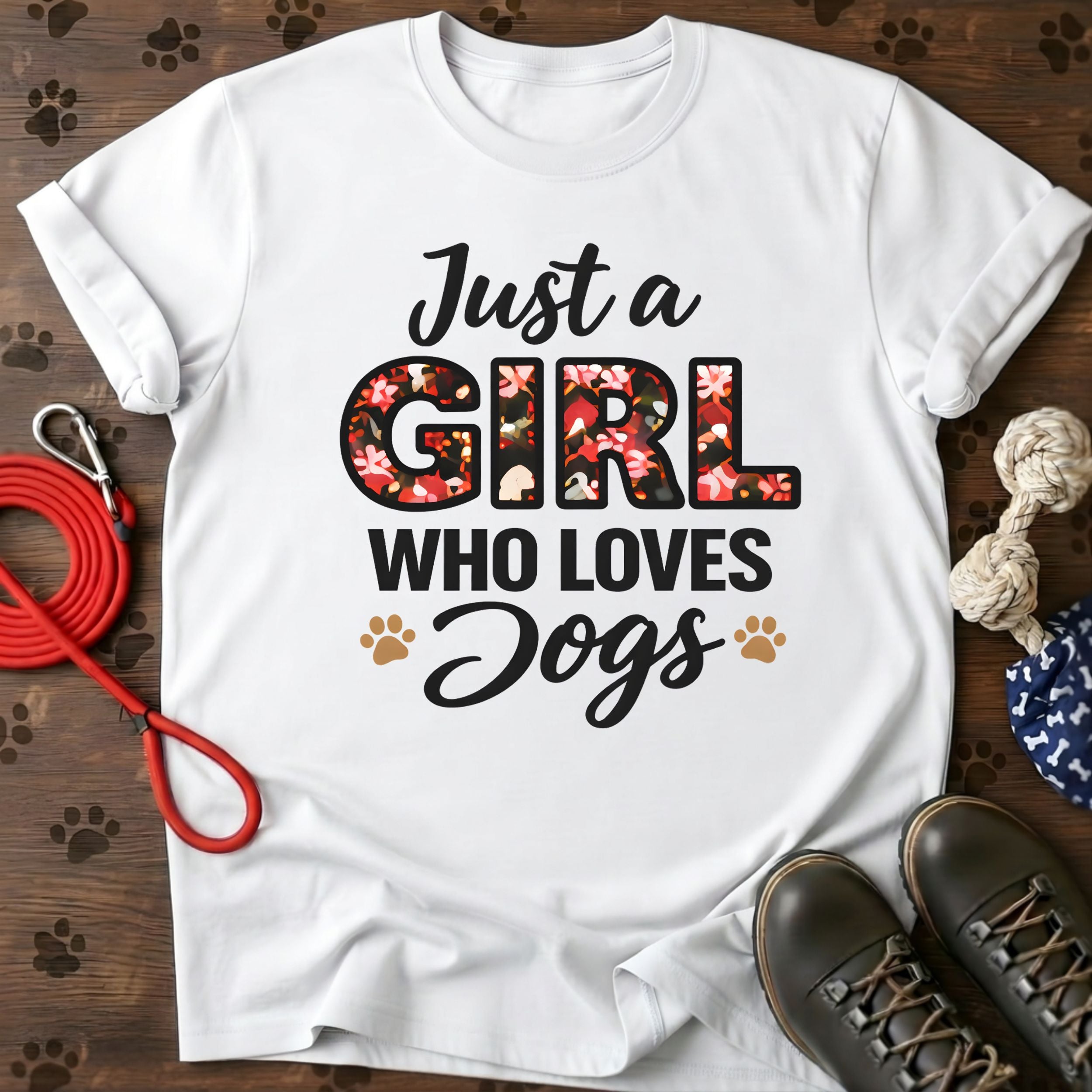Just a Girl Who Loves Dogs T-Shirt