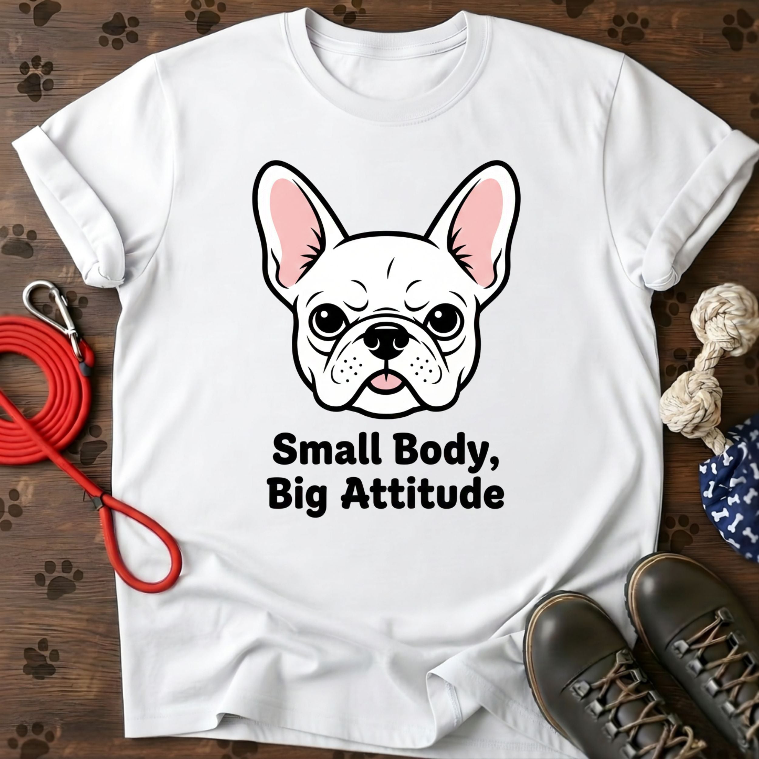 Small Body, Big Attitude Dog Tee