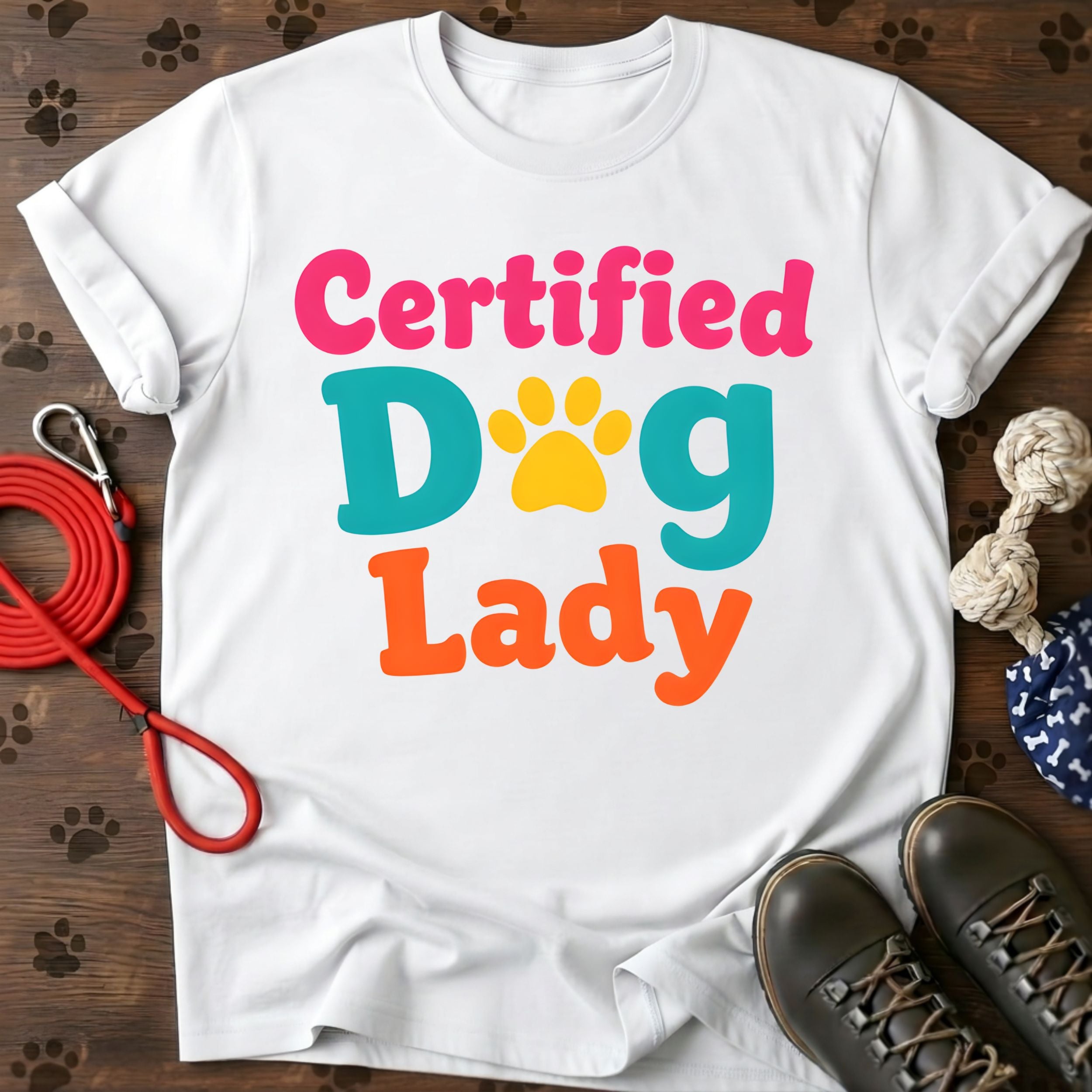 Certified Dog Lady T-Shirt