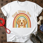 Retro Rainbow Labrador Graphic Tee