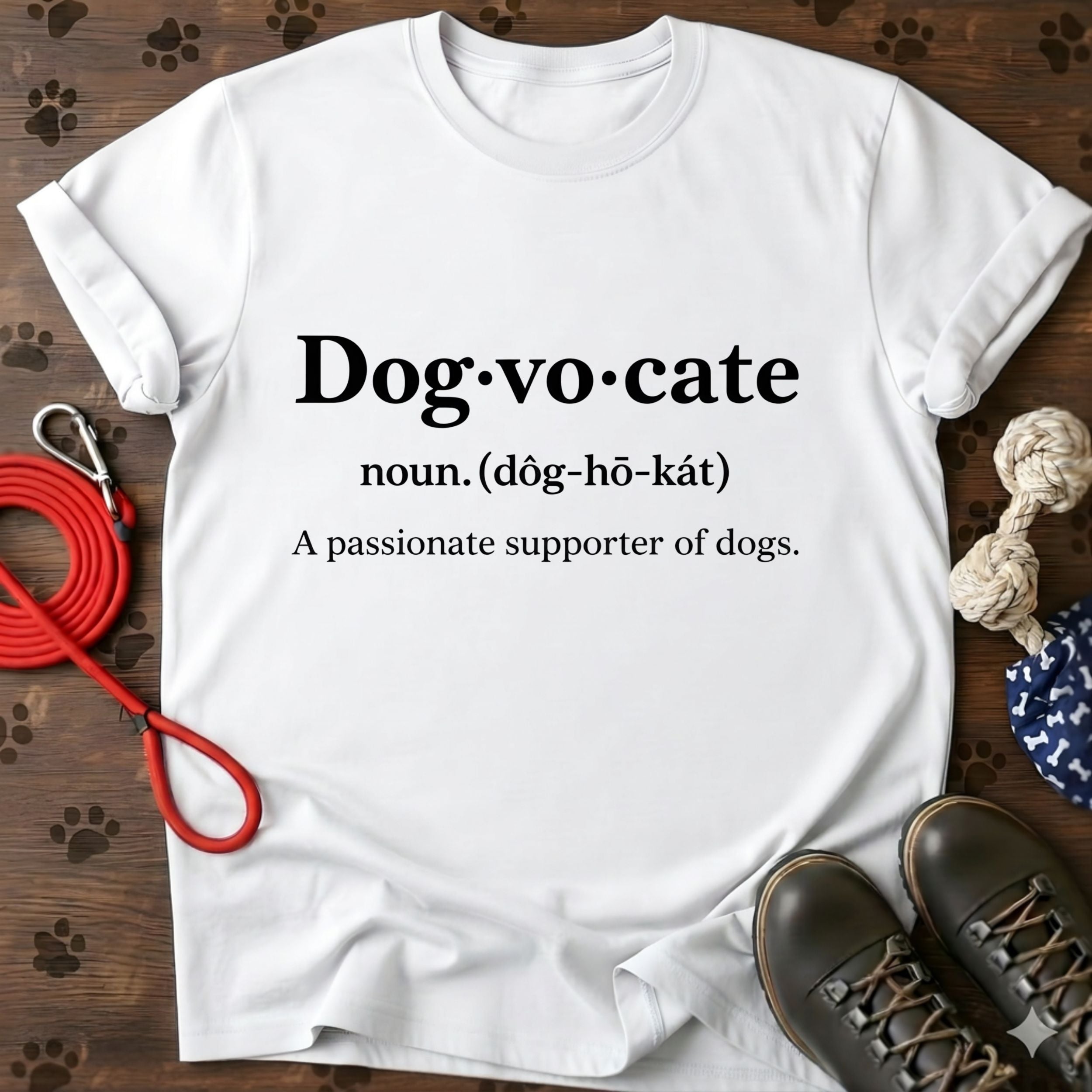 Dog·vo·cate Funny Dog Lover Tee