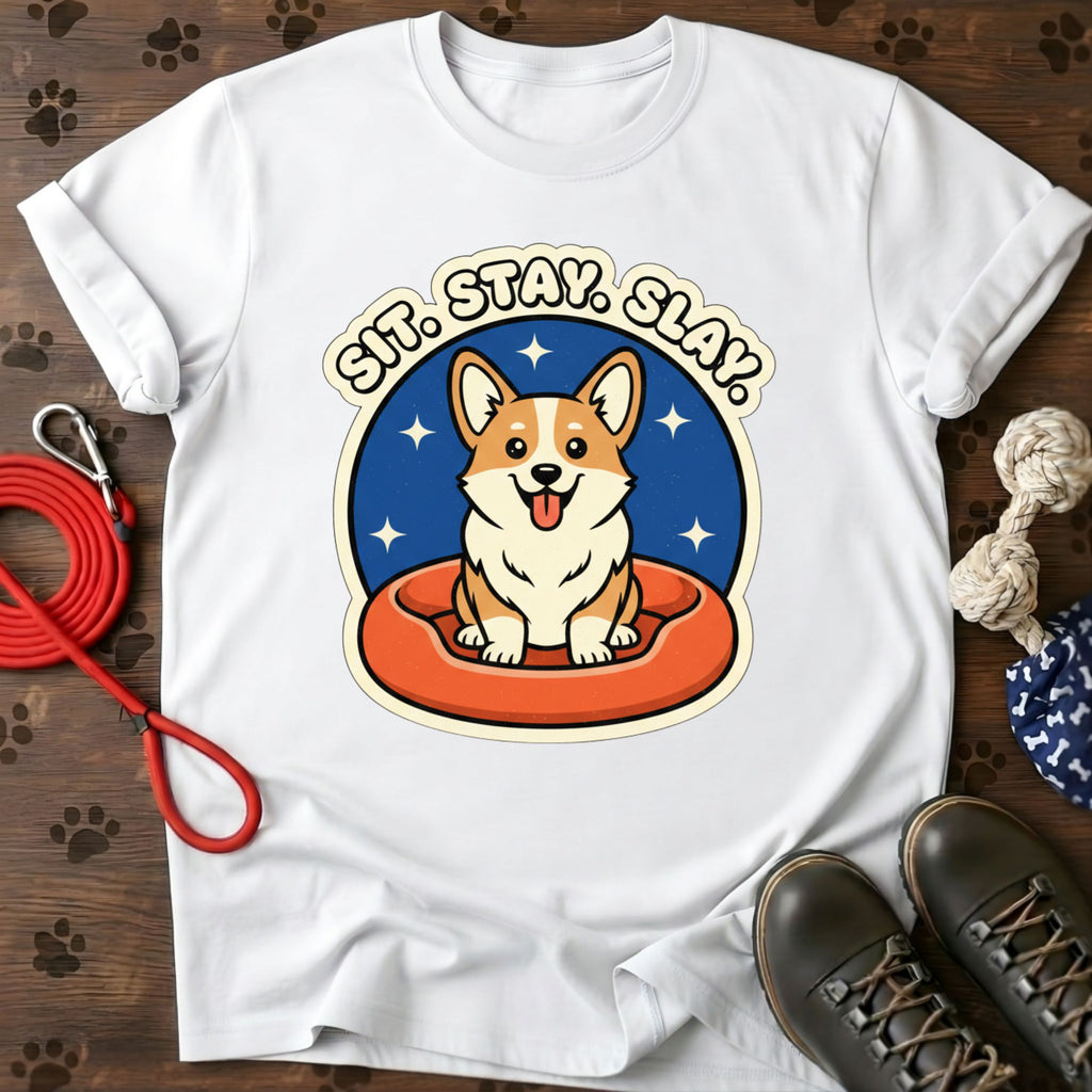 Stay Slay Corgi T-Shirt