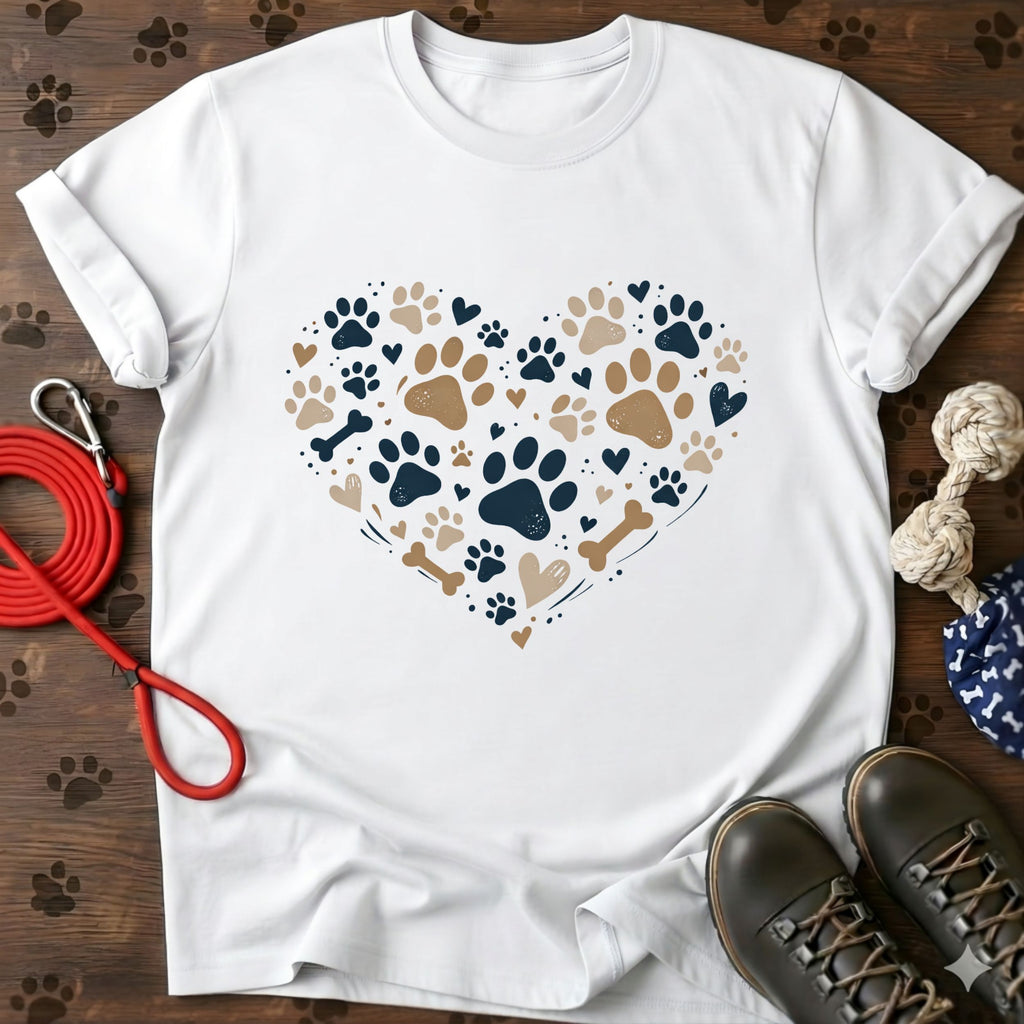 Heart Paw Print T-Shirt