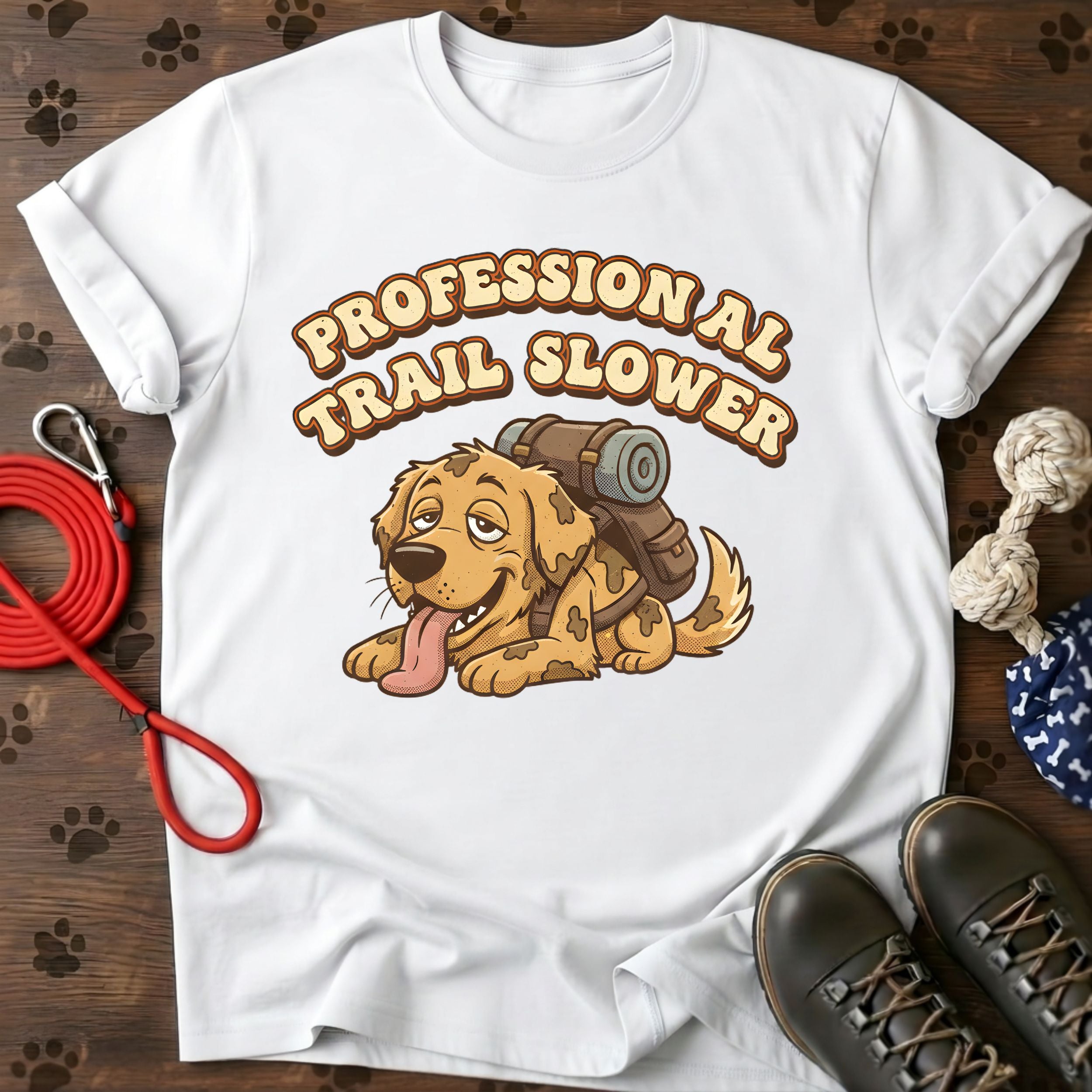 Cute Hiking Dog Graphic Tee
