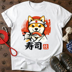 Shiba Inu Sushi Chef T-Shirt