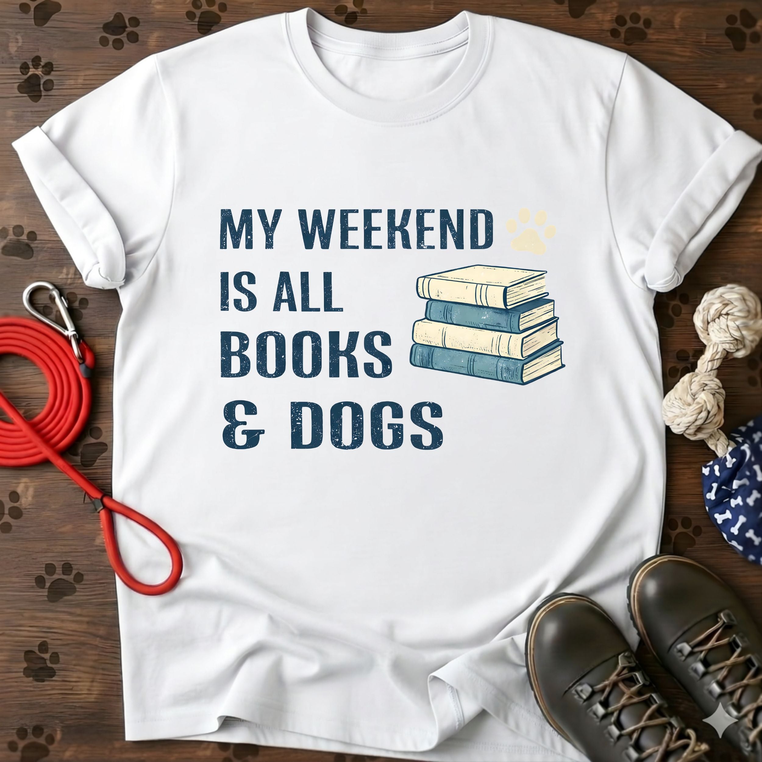 Books & Dogs T-Shirt